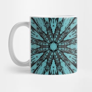 Blue Batik Star Print Mug